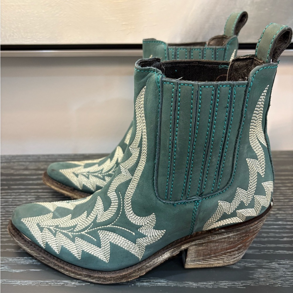 Liberty Black Forest Green Boots